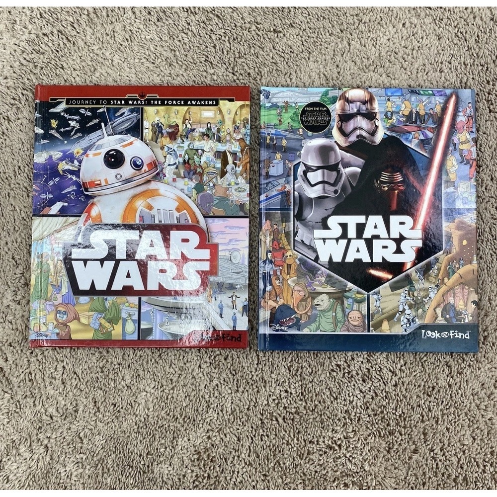 2 Look And Find Books: Star Wars VII‎ & Journey To Star Wars The Force Awakens